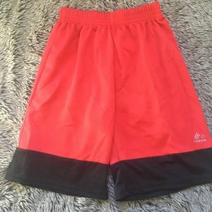 RBX  boy’s black red activewear shorts size 10